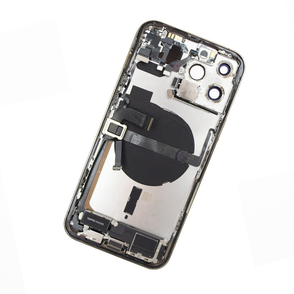 Rear Housing with Full Set Parts for iPhone 13 Pro Max-Gold (Purple) Rear Housing with Full Set Parts for iPhone 13 Pro Max-Gold (Purple)